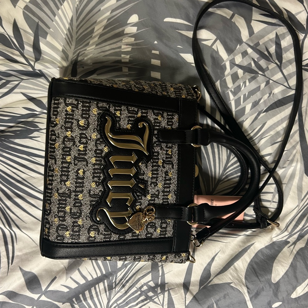 Juicy Couture Black and Gold Women's Bag